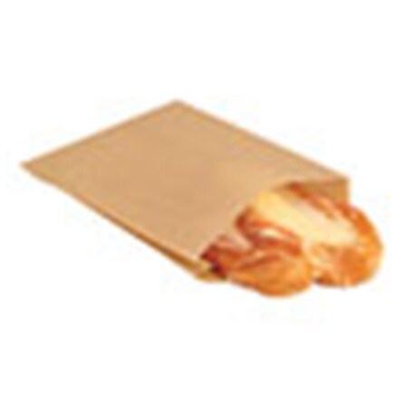 Comida Bagcraft Papercon EcoCraft Grease-Resistant Sandwich Bags CO2449395